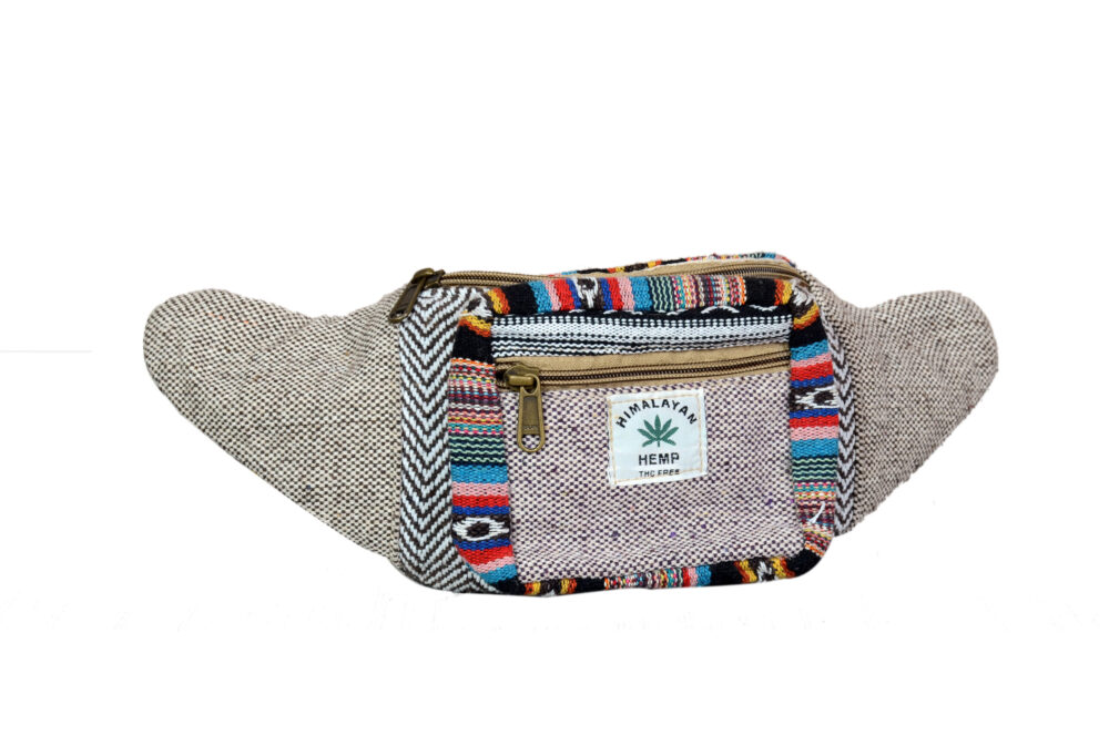Hemp Waist Belt Bag for Both | Men and Women | Multicolor